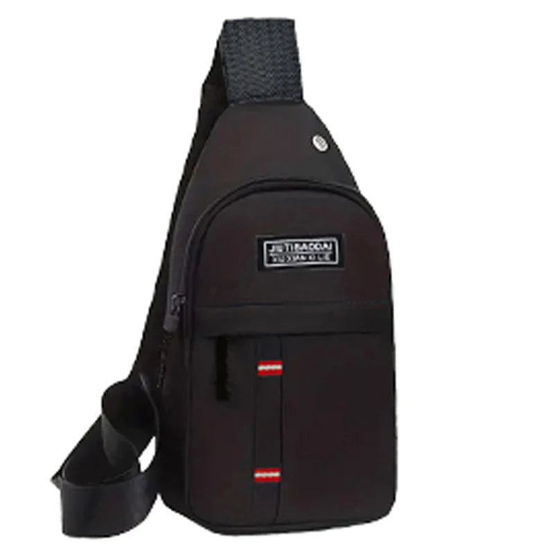 Lady adjustable chest pocket outdoor mountain bike single-shoulder diagonal cross Oxford fabric chest pocket